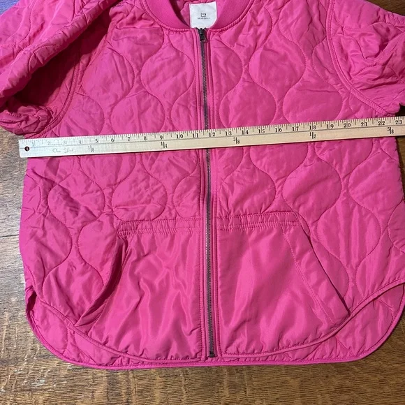 Thread & Supply HOT‎ PINK quilted jacket sz large - Picture 6 of 8